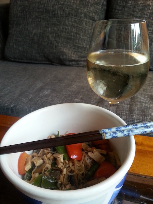 vegane Tofu kajnok Nudeln vegane Tofu kajnok Nudeln